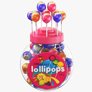 Lollipop Jar 3D model