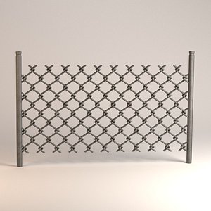 chain fence 3ds