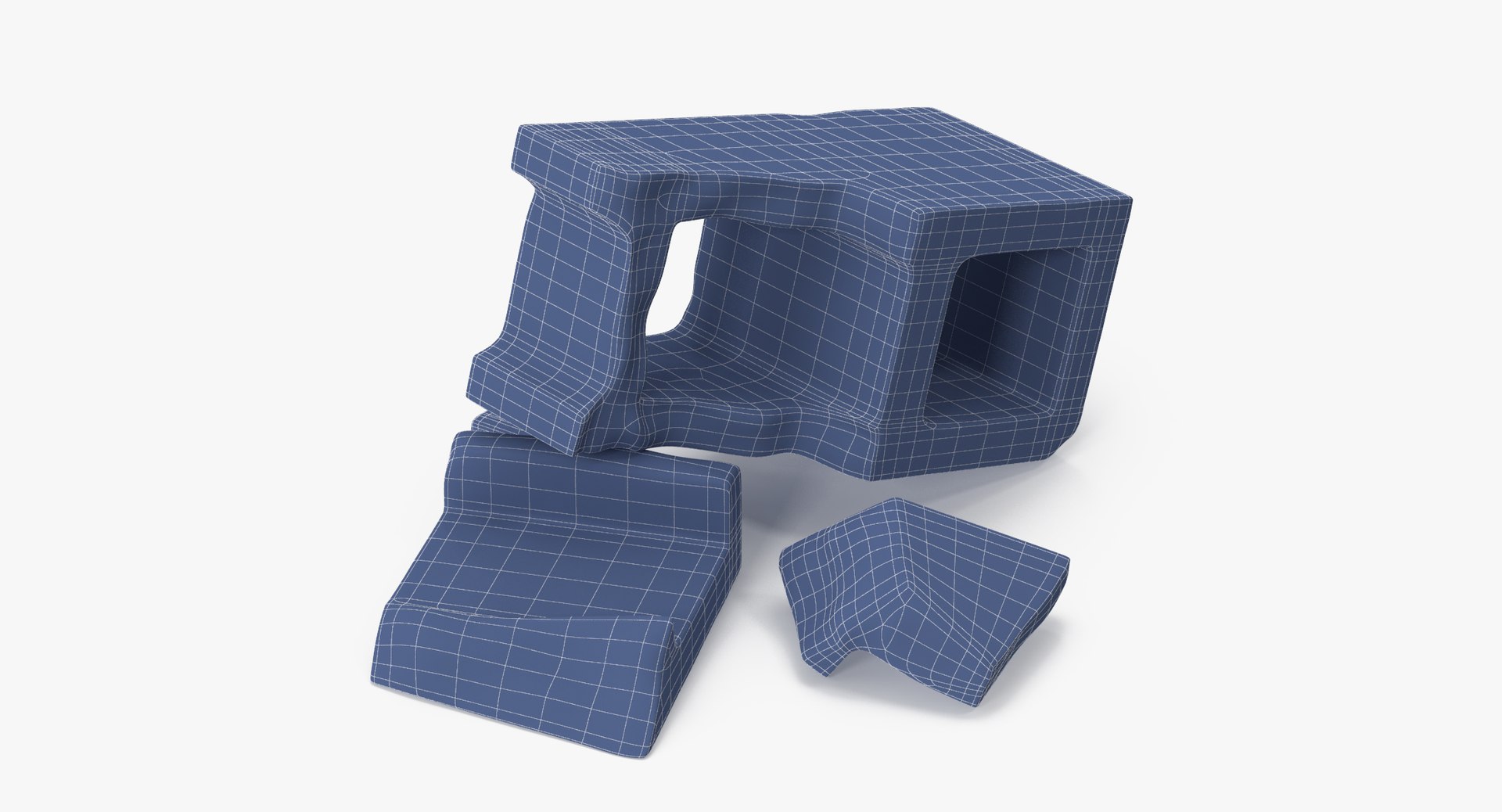 Cinder Blocks Broken 03 Max