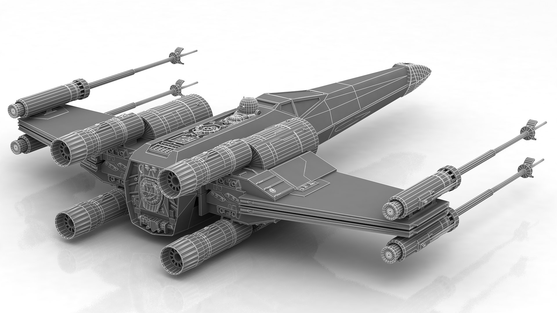 star wars x wing 3D model https://p.turbosquid.com/ts-thumb/pS/erLoi1/PN/xwing_6/jpg/1668964311/1920x1080/fit_q87/e0fce1936807e0266e4b0354af311460dfa7c822/xwing_6.jpg
