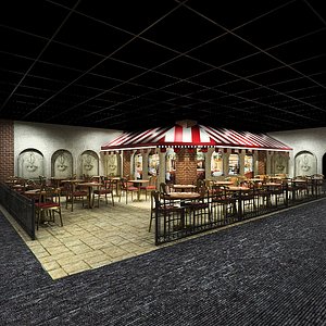 Interior Restaurant Patio