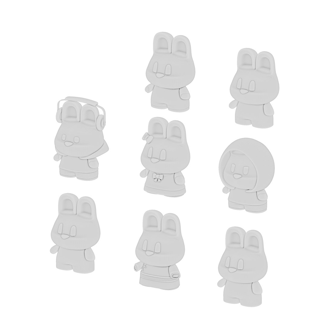3D Cute Rabbit - TurboSquid 2112409