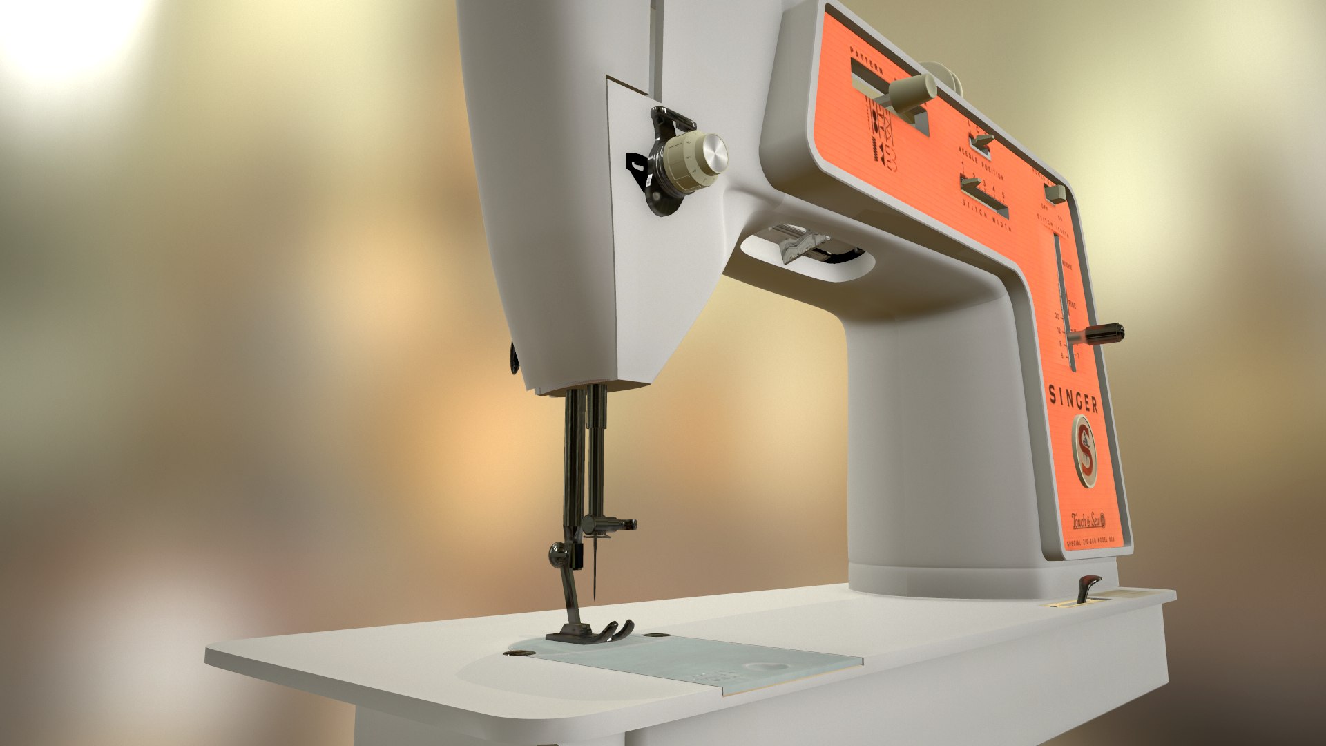 Singer 626 sewing machine 3D TurboSquid 1720389