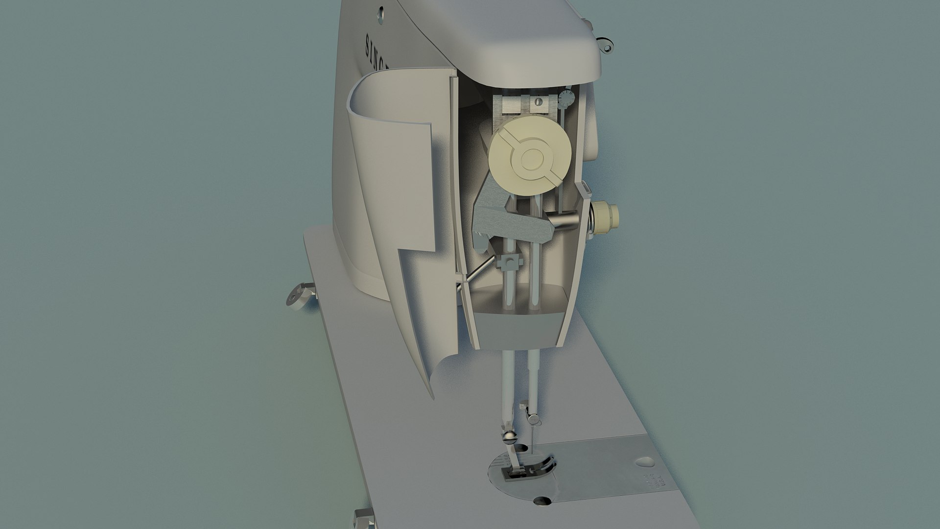 Singer 626 sewing machine 3D TurboSquid 1720389