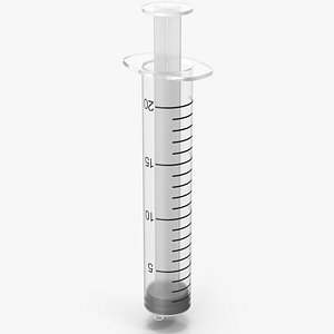 3D Plastic Syringe