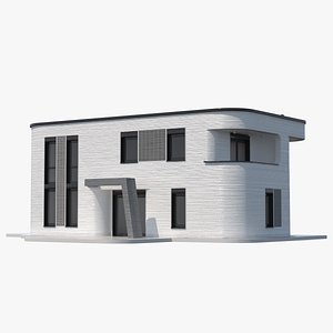 3D Printed House Exterior