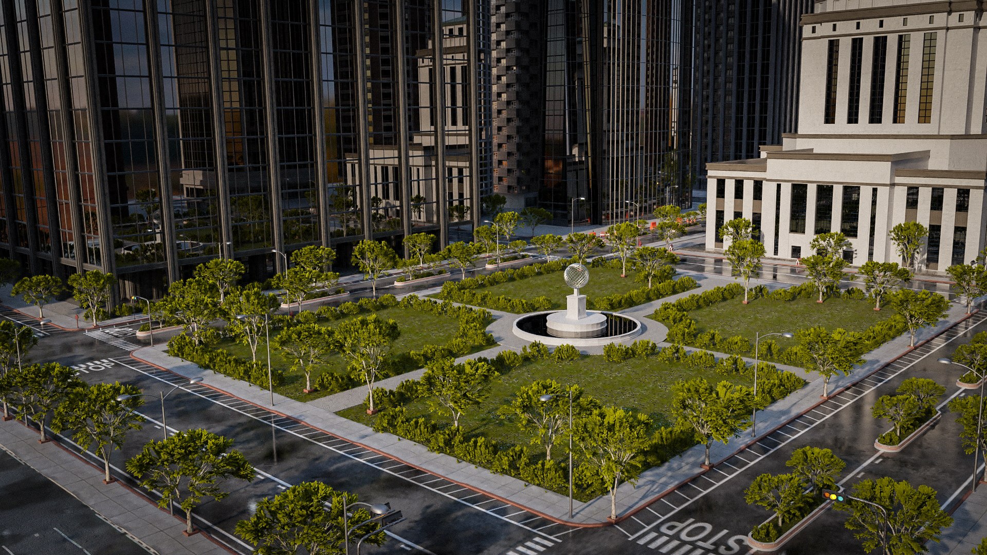 CITY SCENE SET SKYSCRAPER 3D model https://p.turbosquid.com/ts-thumb/pS/sXejih/Y1/8/jpg/1752696279/1920x1080/fit_q87/1e2768cee86f2c013adb7a8cef8779a25d5cbc15/8.jpg