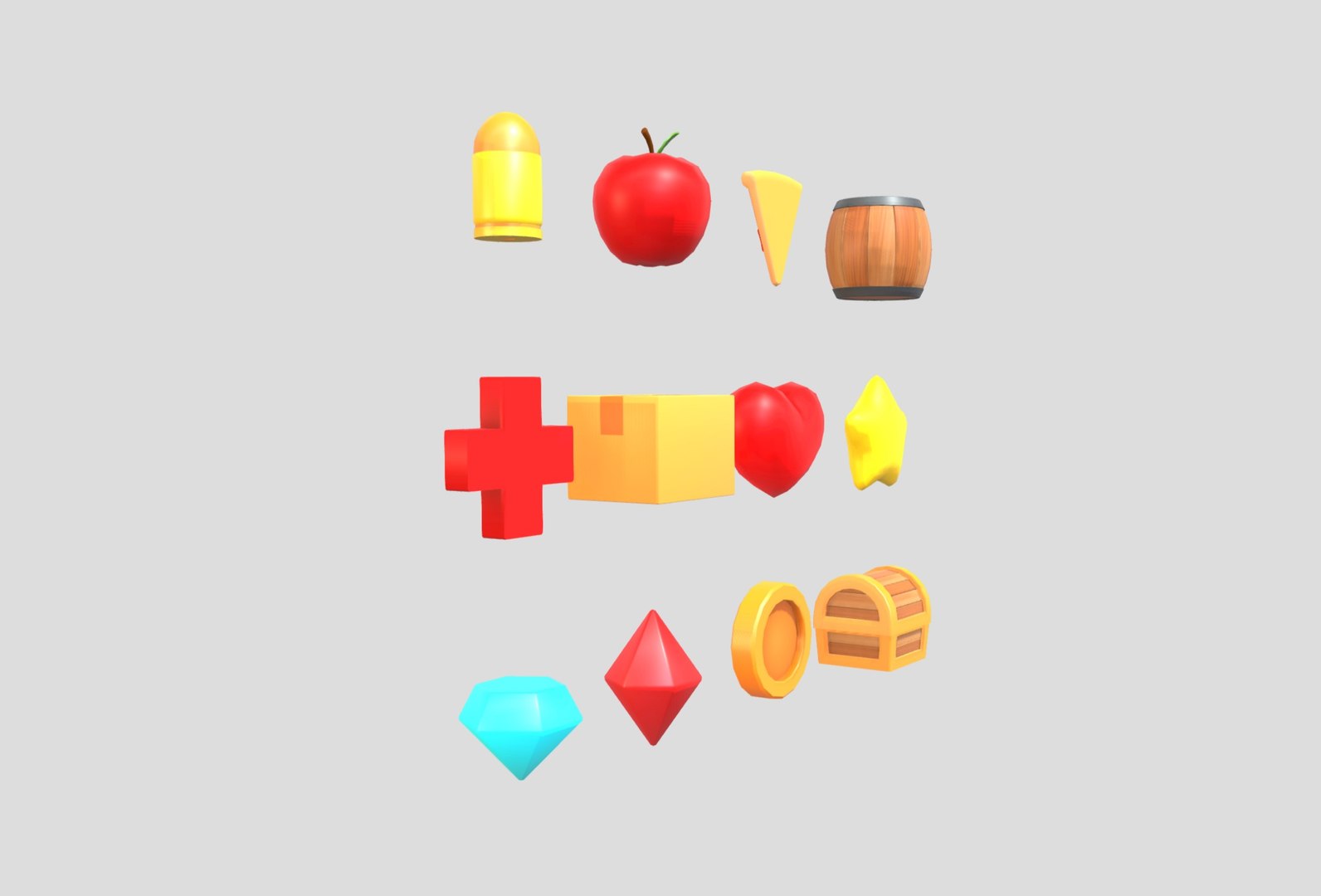 3D Game Object Pack 1 - TurboSquid 2199790