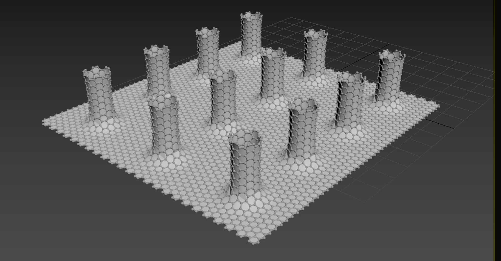 Carbon Nanotube Graphene Model - TurboSquid 1540854