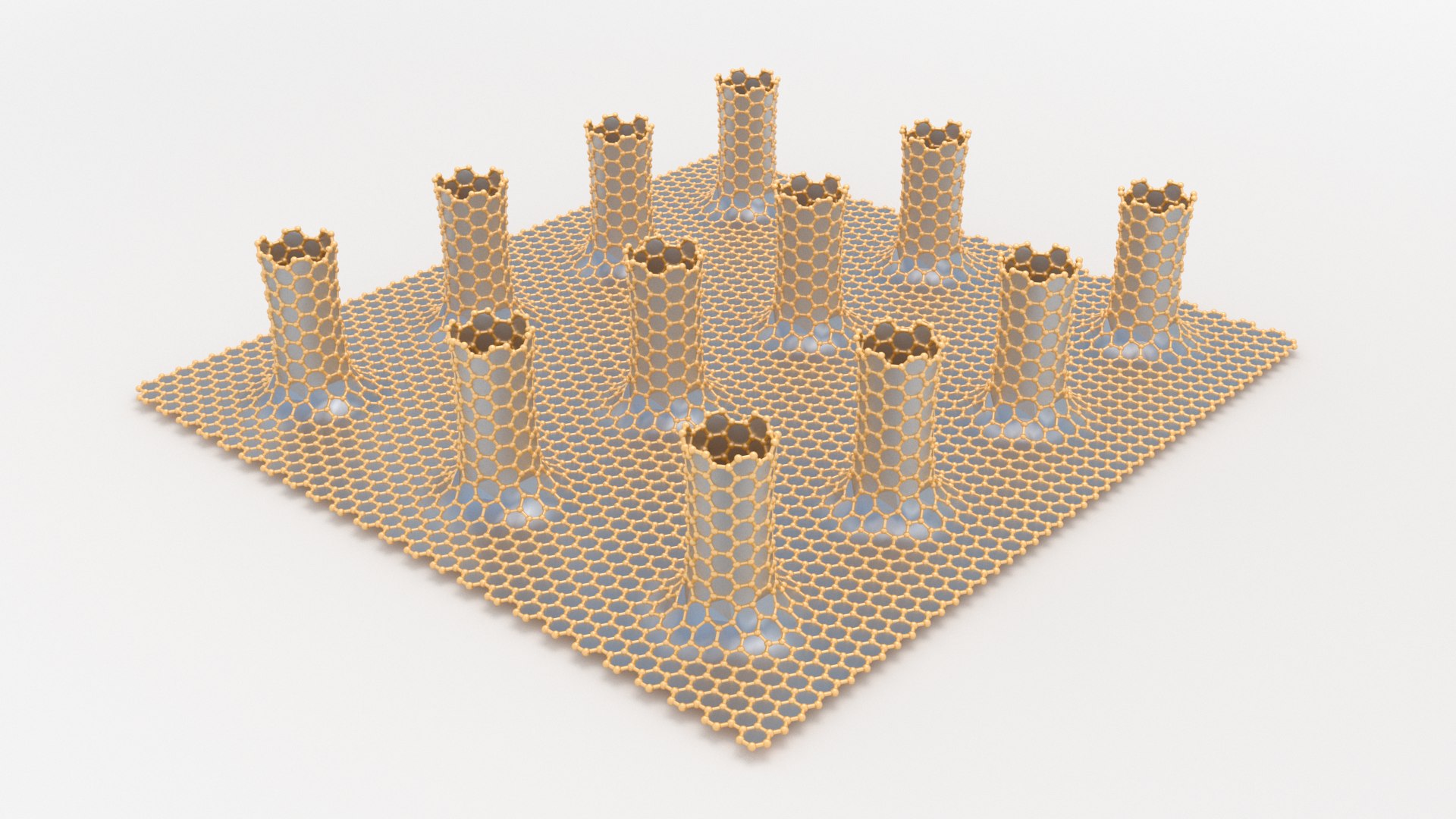 Carbon Nanotube Graphene Model - TurboSquid 1540854