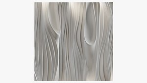 wave wall subdiv2 3D model