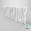 wave wall subdiv2 3D model