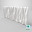 wave wall subdiv2 3D model