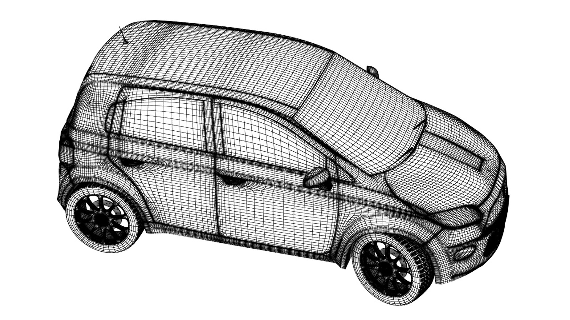 Generic Car 3D Model - TurboSquid 1631668