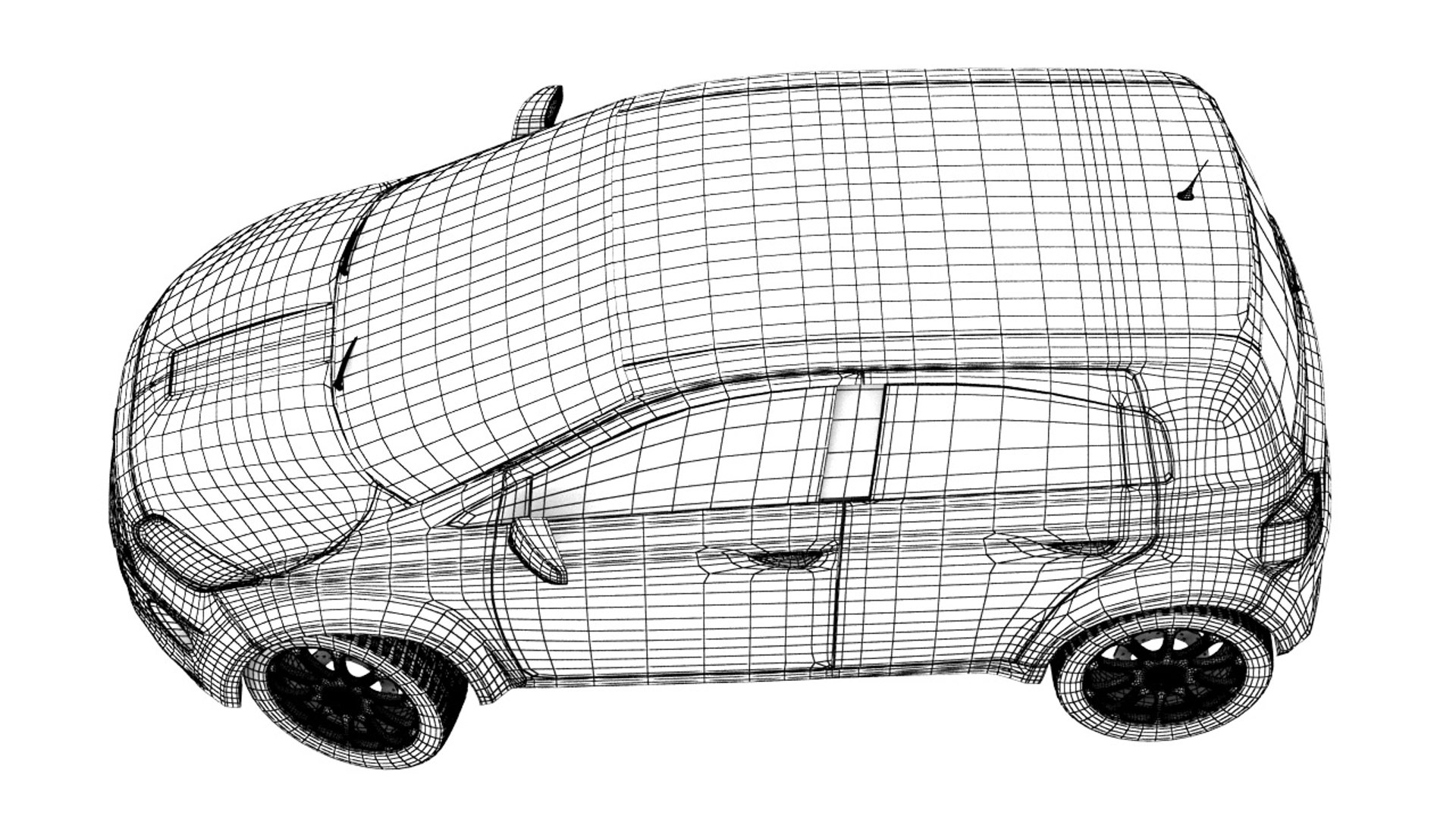 Generic Car 3D Model - TurboSquid 1631668