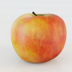 apple 3d obj