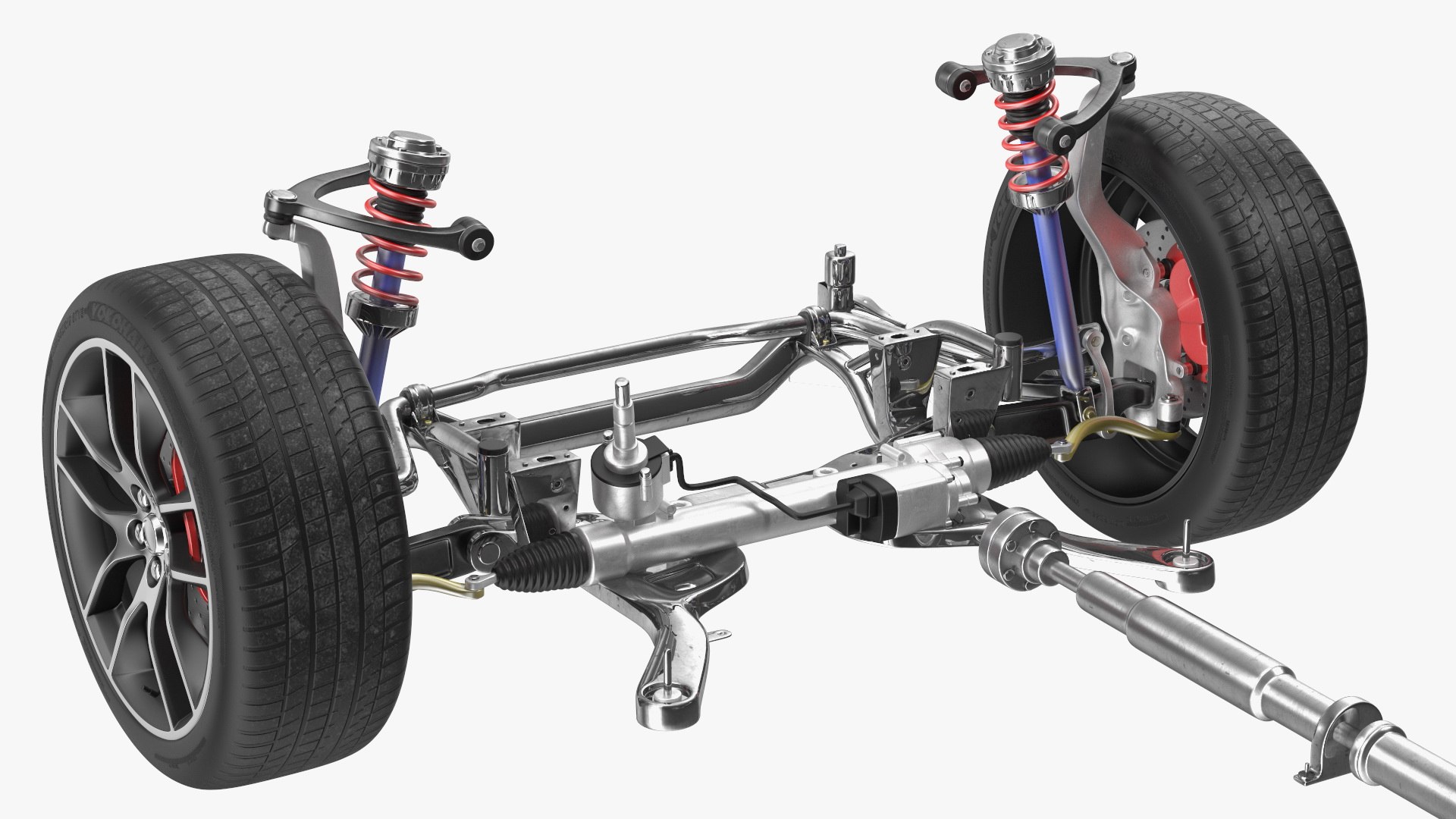 Automotive Suspension System 3D Model - TurboSquid 2204022