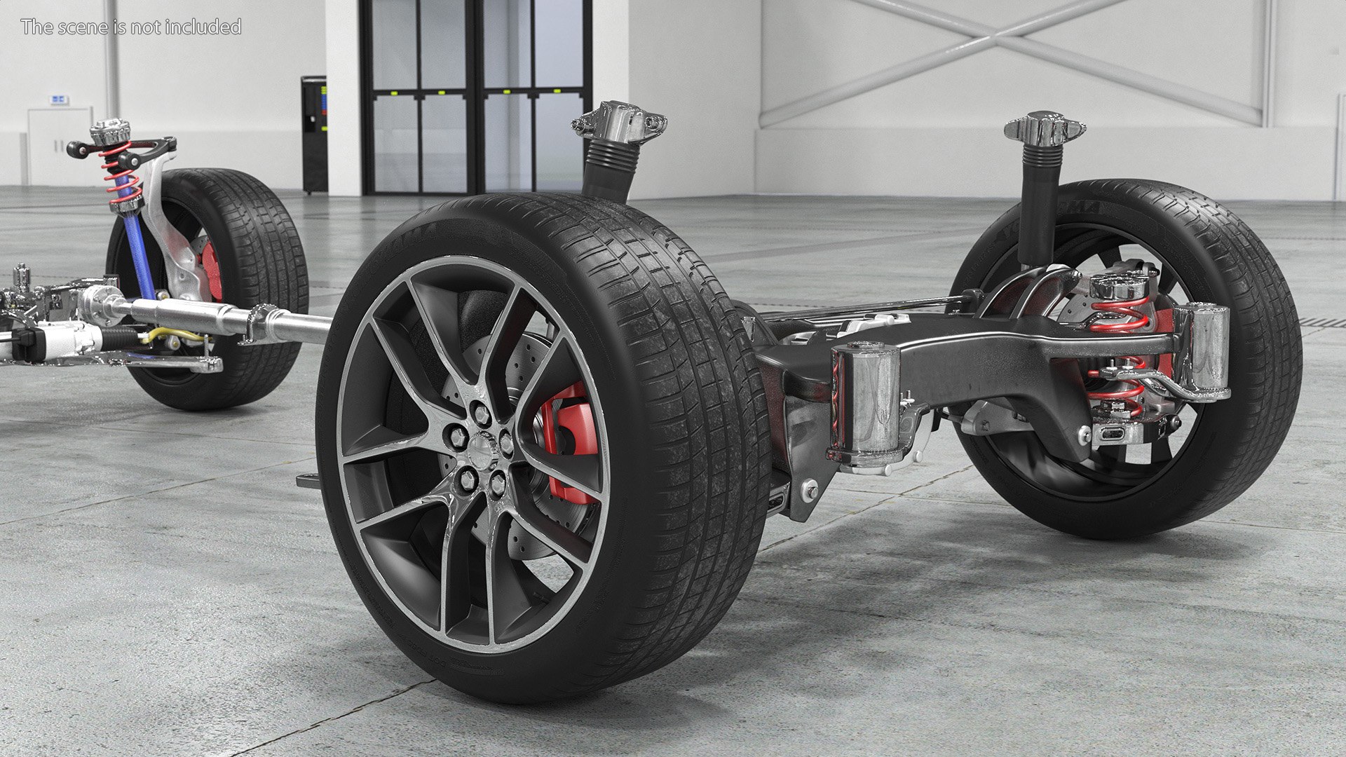 Automotive Suspension System 3D Model - TurboSquid 2204022