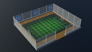 Soccer Stadium - Greece 3D model
