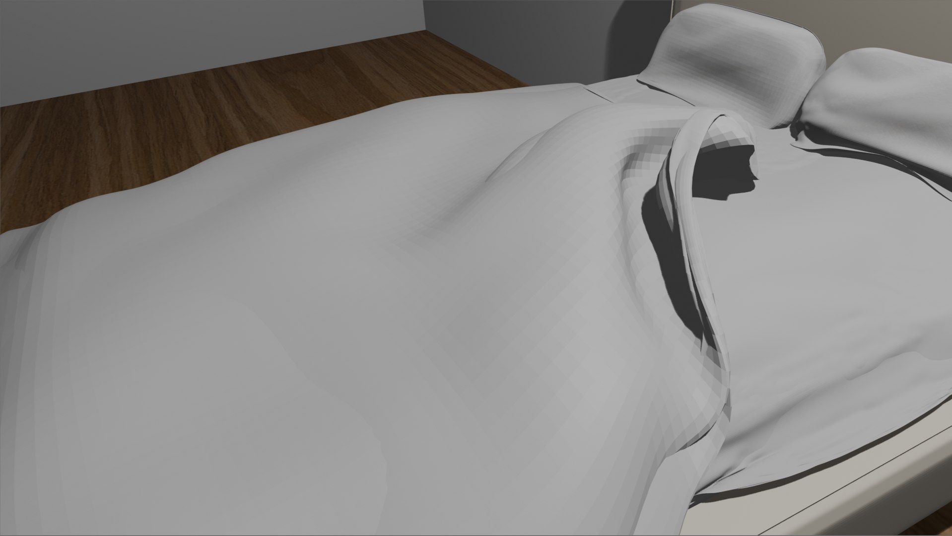 Realistic Messy Bed 3D Model - TurboSquid 2536459