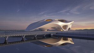 Futuristicbuilding35 3D model