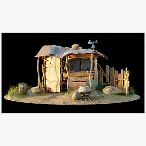 3D model WOOD HOUSE