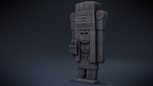 Chicomecoatl - Aztec Deity 3D model