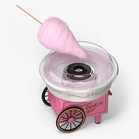 Cotton Candy Machine with Cotton Candy