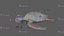 Green Sea Turtle Chelonia Mydas - Rigged  Animated  Maya Arnold