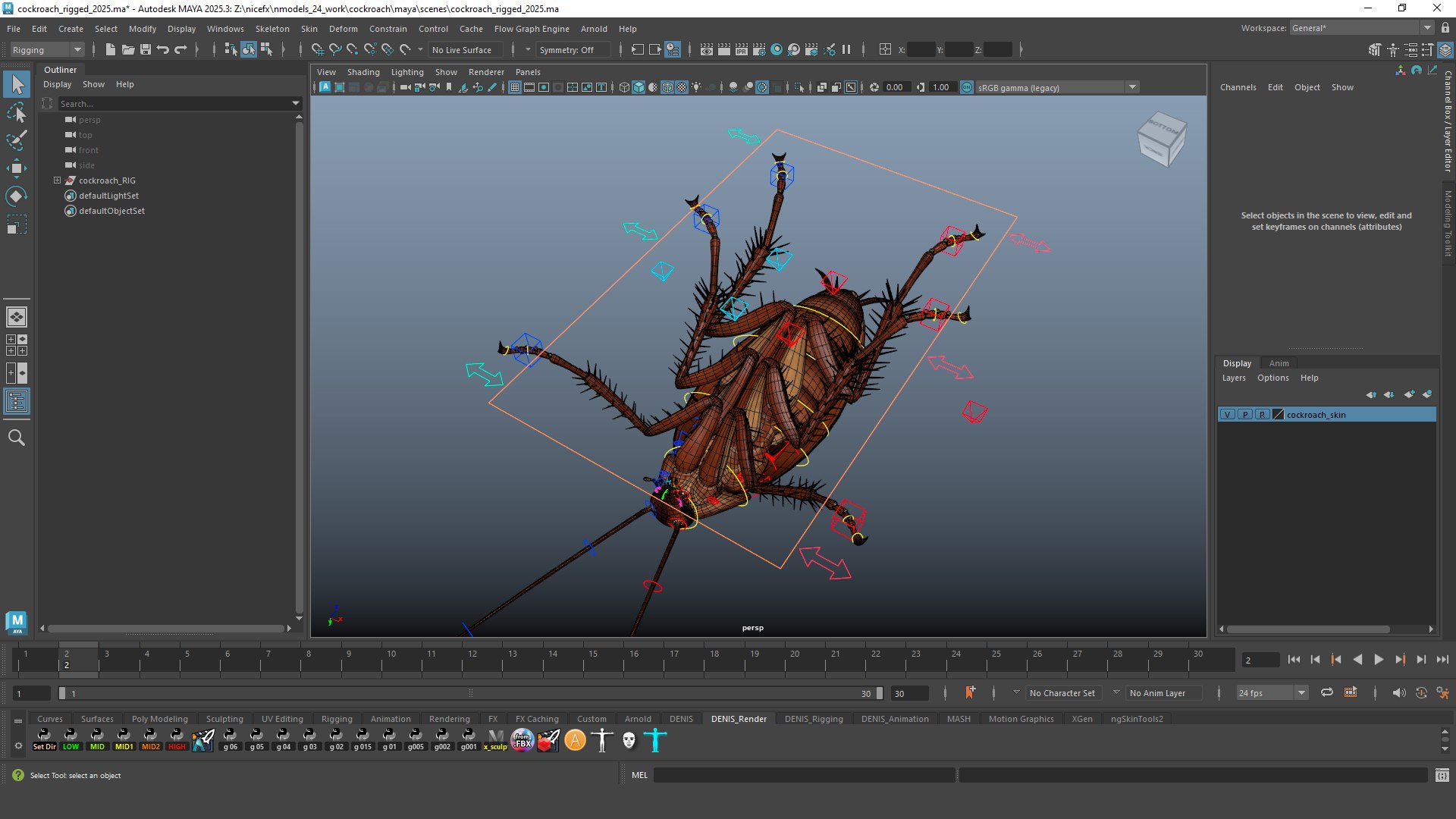 3D Realistic Cockroach Rigged model https://p.turbosquid.com/ts-thumb/pT/VDjMqg/tz/cockroach_rigged_2_maya_screen_05/jpg/1757074559/1920x1080/fit_q87/a6de99ac05a16dd3730e6e73aa88e9c346593454/cockroach_rigged_2_maya_screen_05.jpg