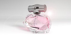 3d model gucci bamboo perfume bottle