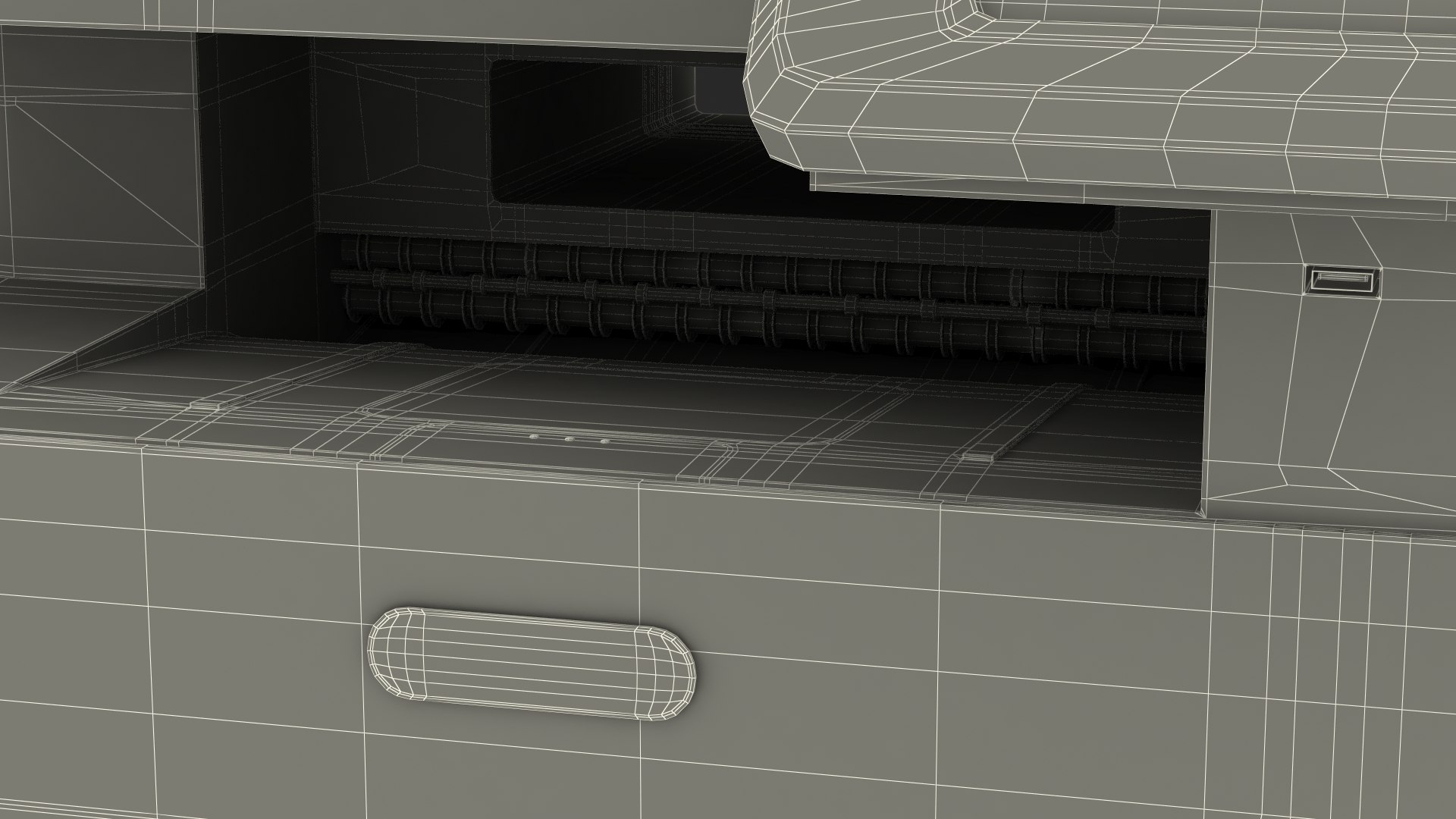 Xerox B215 Multifunction Laser Printer Power ON 3D model TurboSquid
