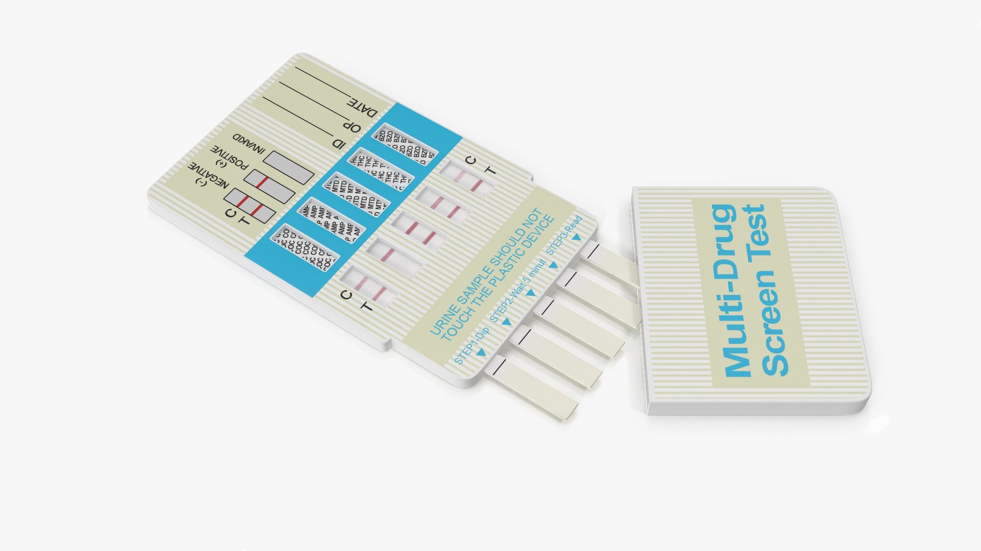 Multi-Drug Testing Kit Used 3D Model 3D Model - TurboSquid 1967207