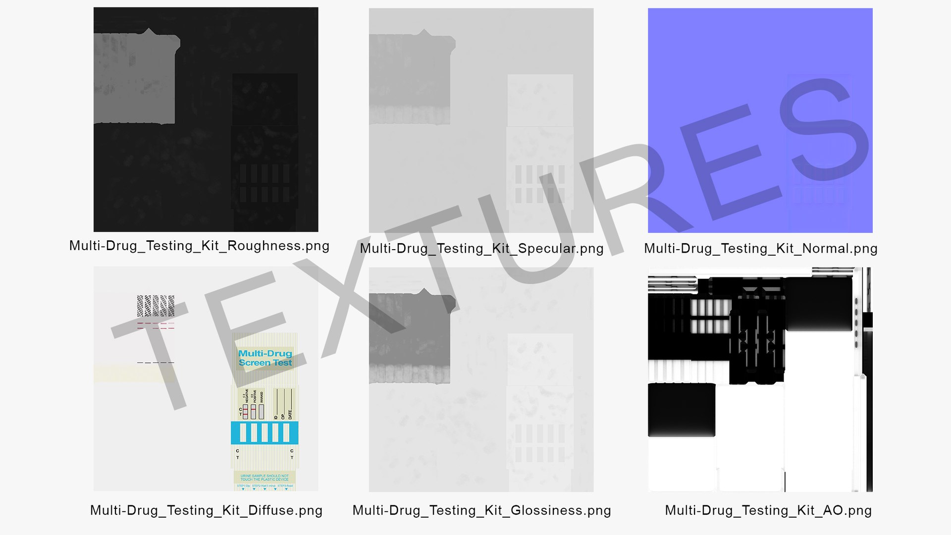 Multi-Drug Testing Kit Used 3D Model 3D Model - TurboSquid 1967207