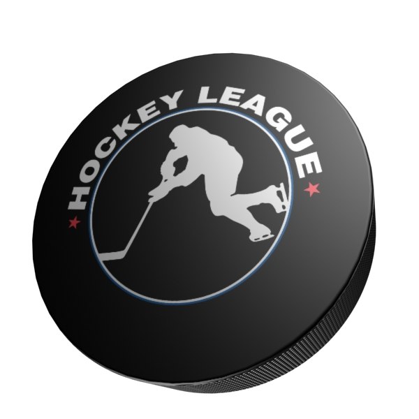 3d Model Of Hockey Puck