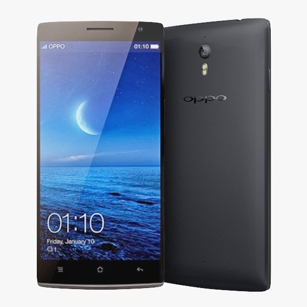 oppo 7 7a black 3d model