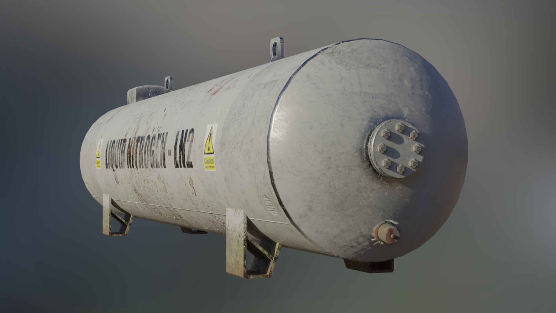 Industrial Liquid Nitrogen Storage Tank 3D Model - TurboSquid 1806511