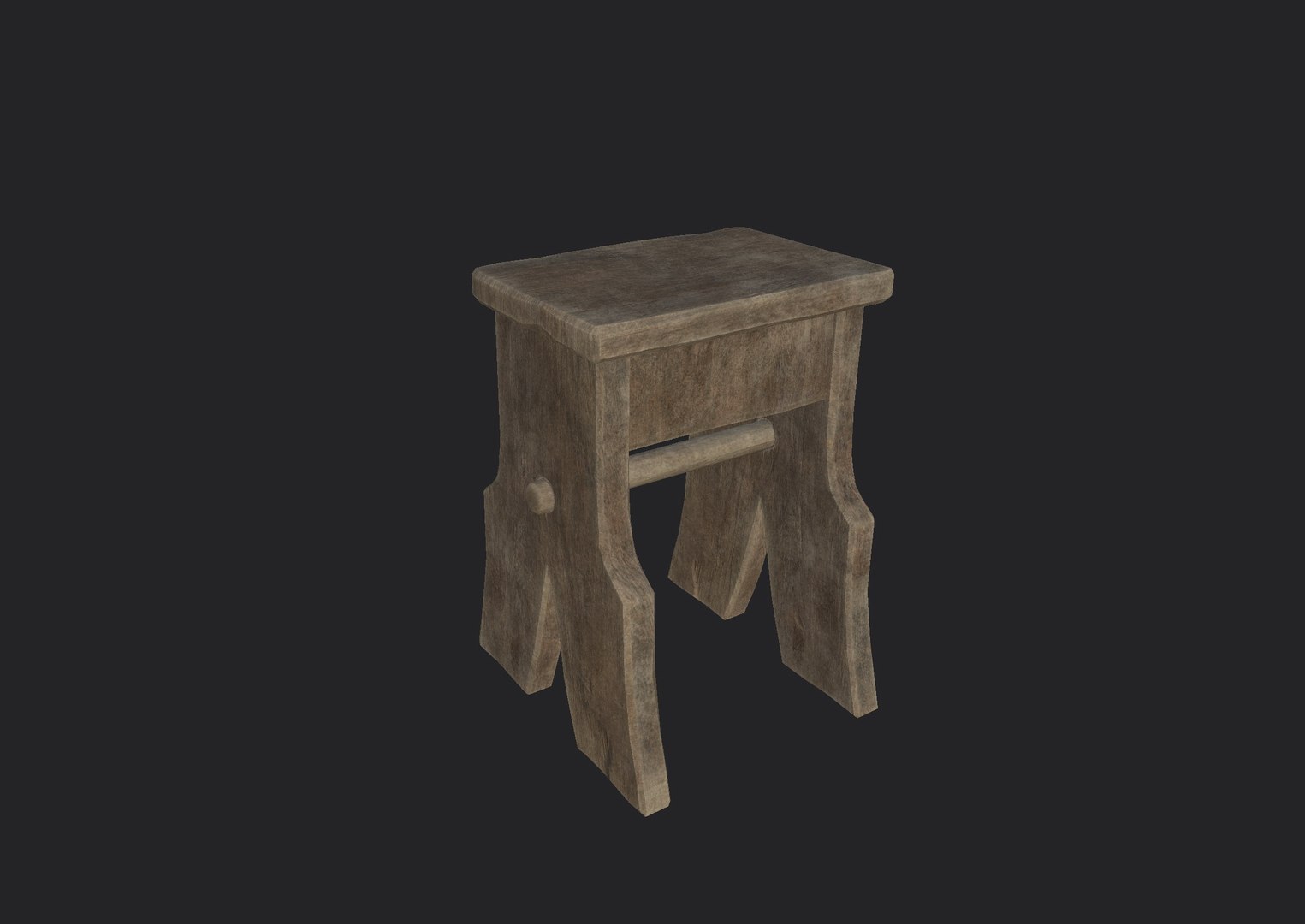 Medieval Rough Stool 3d Model - Turbosquid 1551549