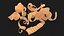 Pile of Wood Shavings 3D model