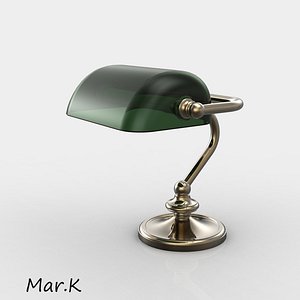 3d brass table lamp boss