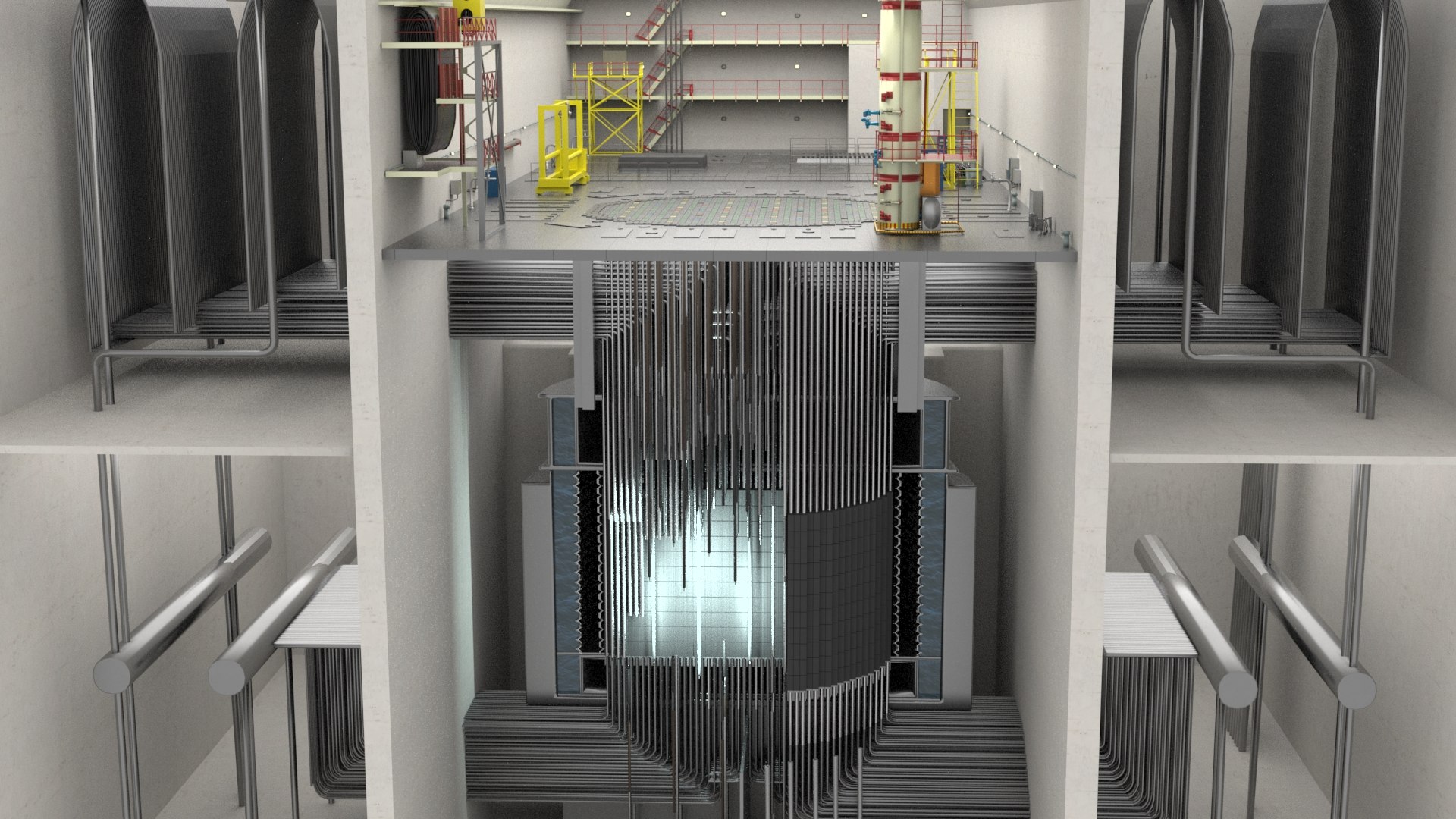 3D Cross Section Reactor Chernobyl TurboSquid 2302996