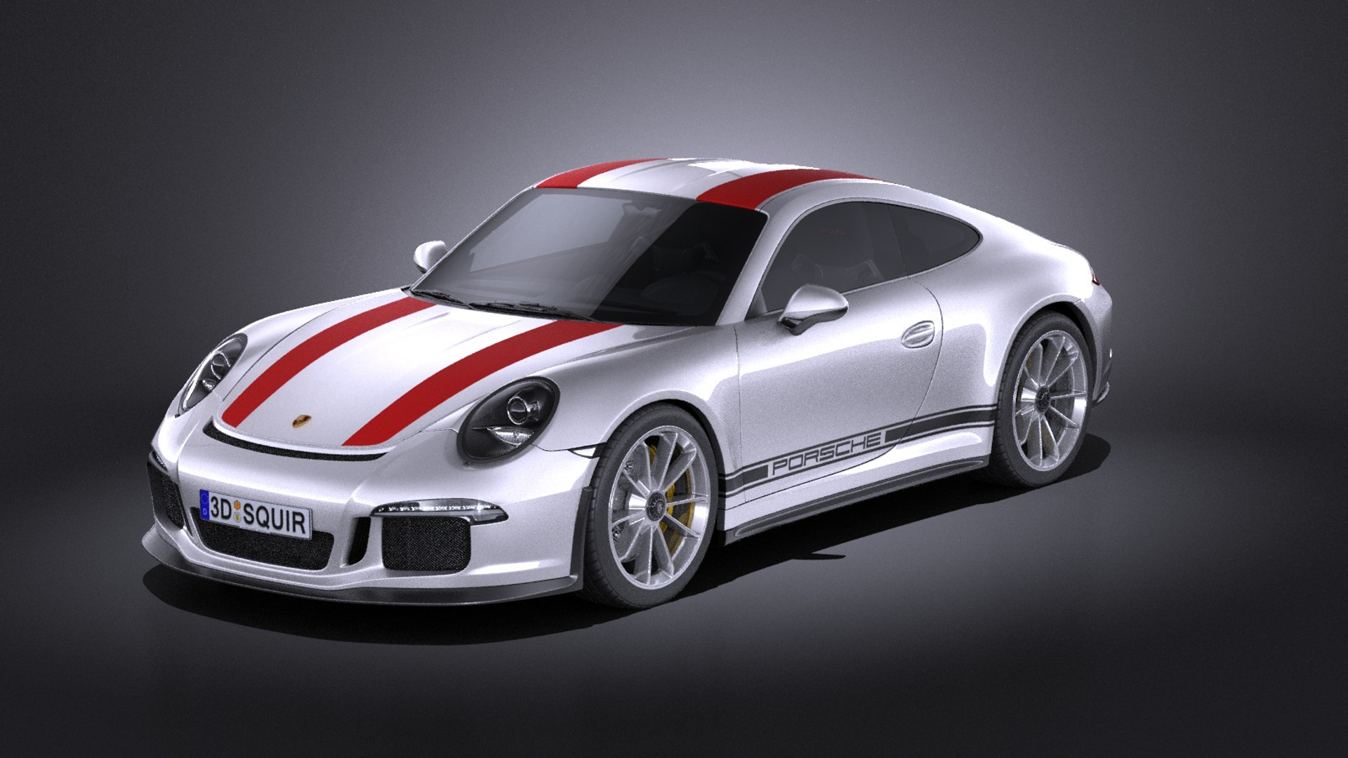 Porsche 911 R 3d Model