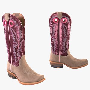 Womens Pink Cowboy Boots