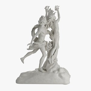 3d statue apollo daphne bernini