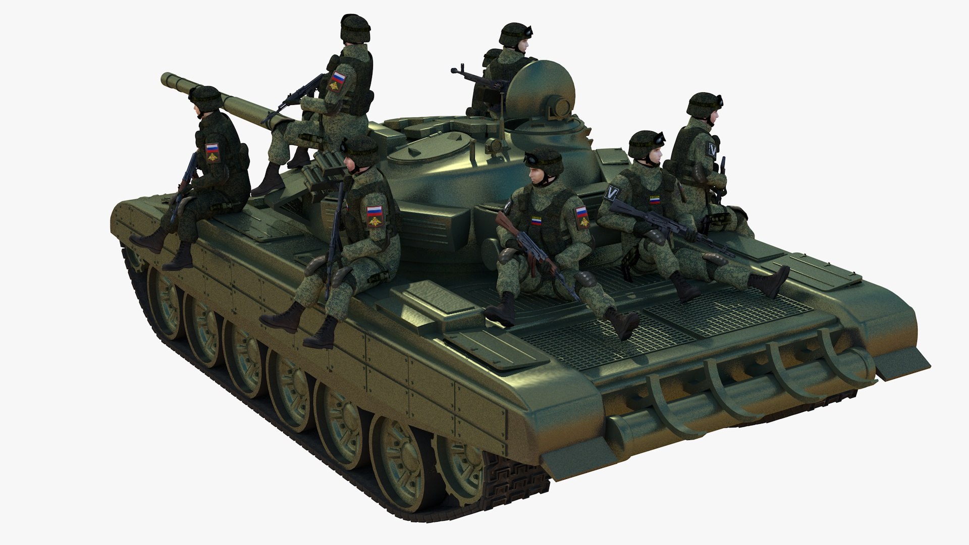 Russian T-72 Tank With Soldiers 3D model https://p.turbosquid.com/ts-thumb/pU/6gc5E2/UF/4/jpg/1748650580/1920x1080/fit_q87/4b96c9d1e1fedb7dc69b2dedea223c3259c6e17f/4.jpg