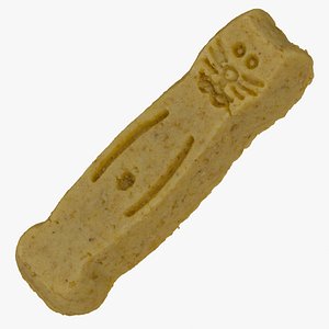cat shaped biscuit 01 3D