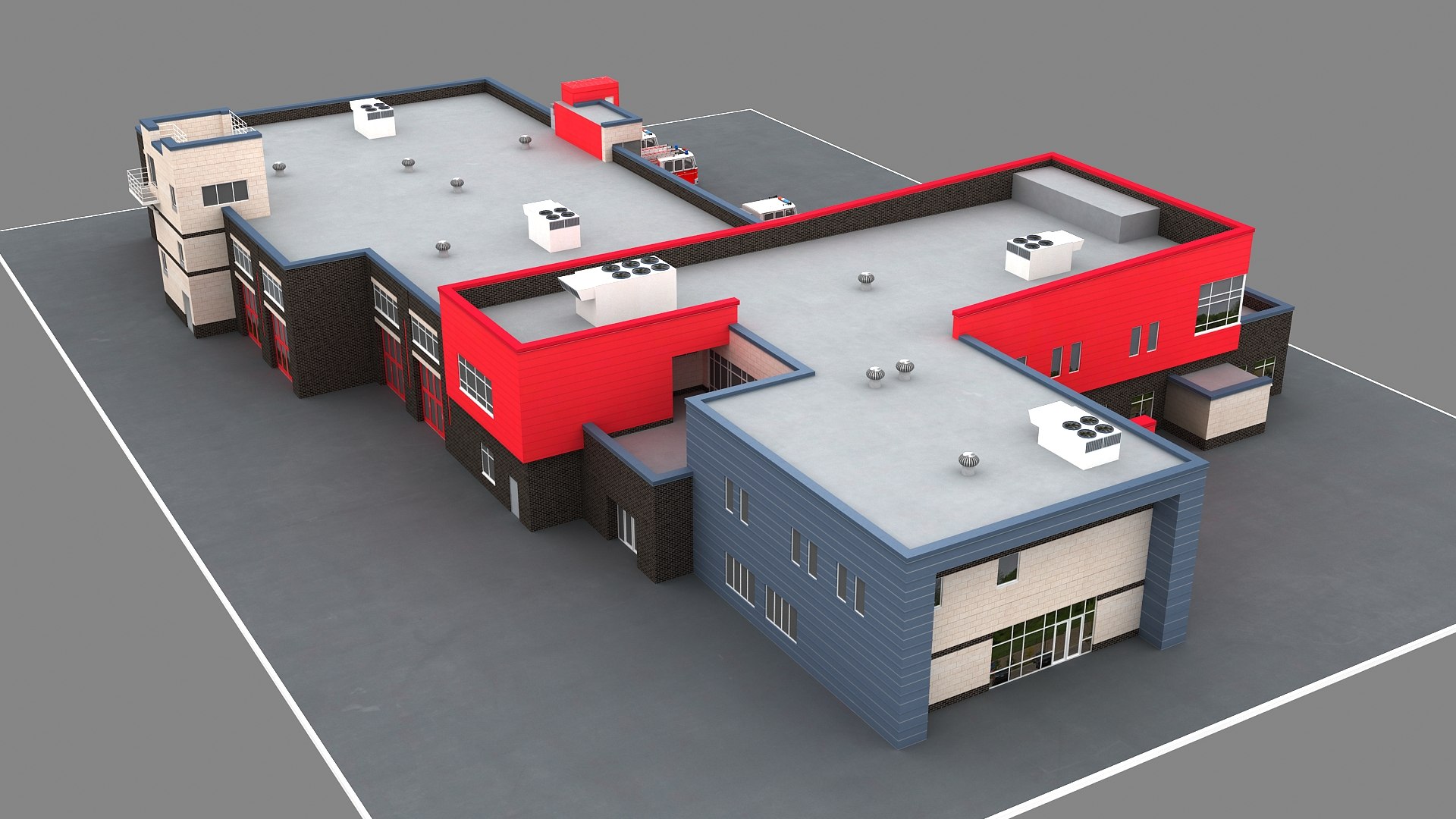 3D Fire Station Building https://p.turbosquid.com/ts-thumb/pU/CKHrdq/Kv/firestation_010014/jpg/1747914410/1920x1080/fit_q87/79e83d22757c0d8981bf757cd0031695ae1235e9/firestation_010014.jpg