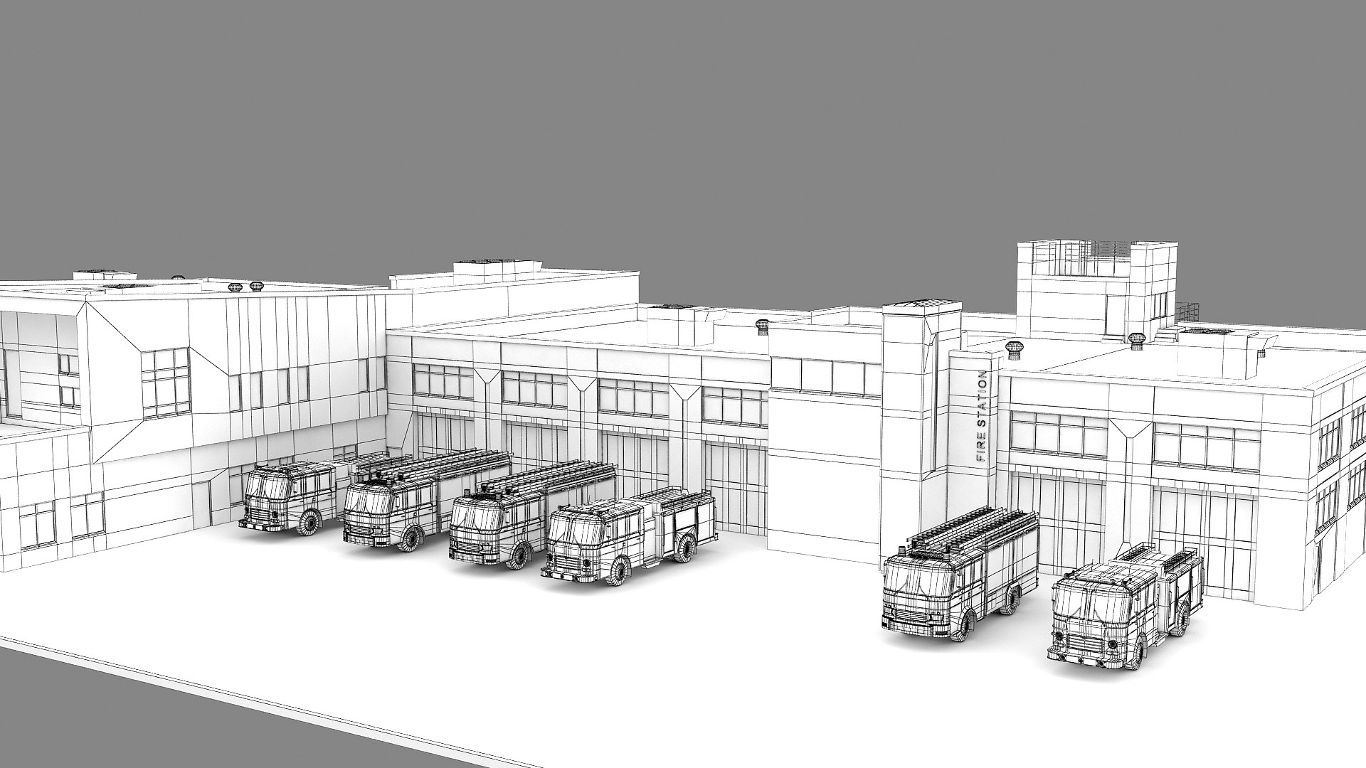 3D Fire Station Building https://p.turbosquid.com/ts-thumb/pU/CKHrdq/lT/wire_010002/jpg/1747914418/1920x1080/fit_q87/d2e3a83acd80b64c125fe3e9426ec8ae918474dc/wire_010002.jpg