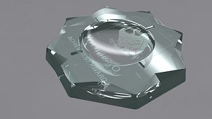 ashtray award 3d obj