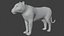 Low polygon lion and lioness collection
